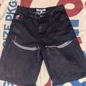 polar big boy pants jeans size xl black